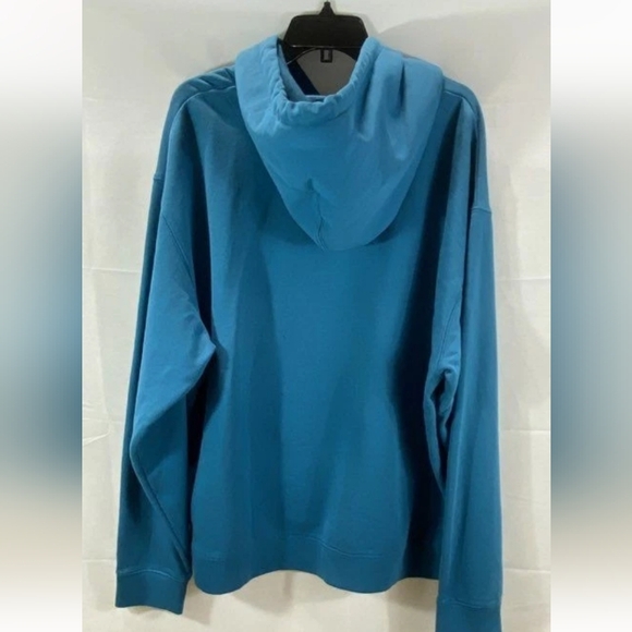 New COACH Gradient Men's Signature Hoodie Blue Sapphire Teal CE334 Sz XL - Picture 2 of 7